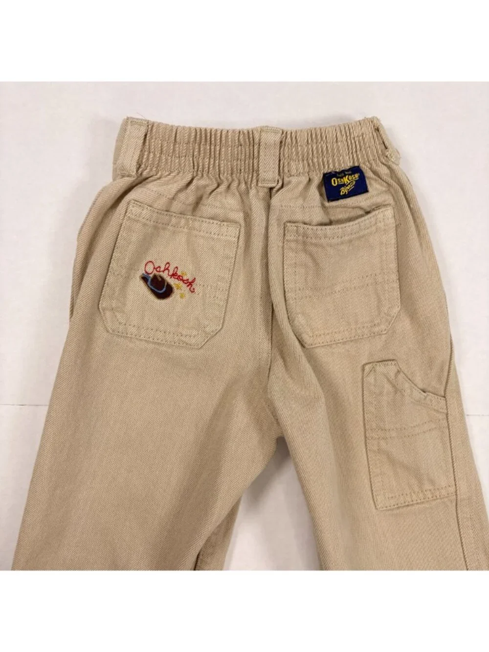 Vintage Oshkosh Y2K Western Cowboy Embroidered Denim Jeans 6m - 9m + 12m